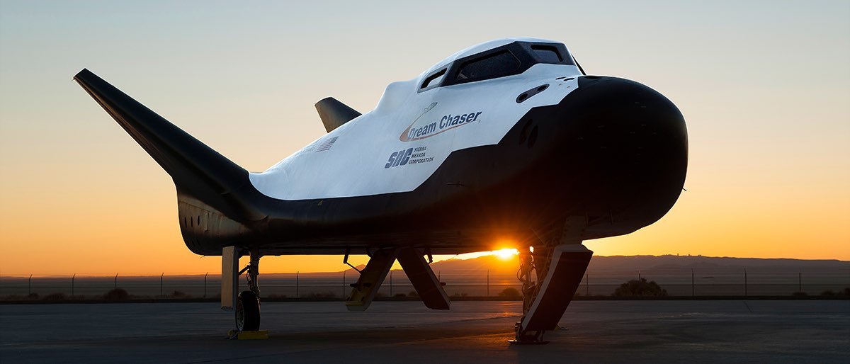 Dream Chaser: a reusable vehicle that launches vertically to low-Earth Orbit (LEO), returning to a runway